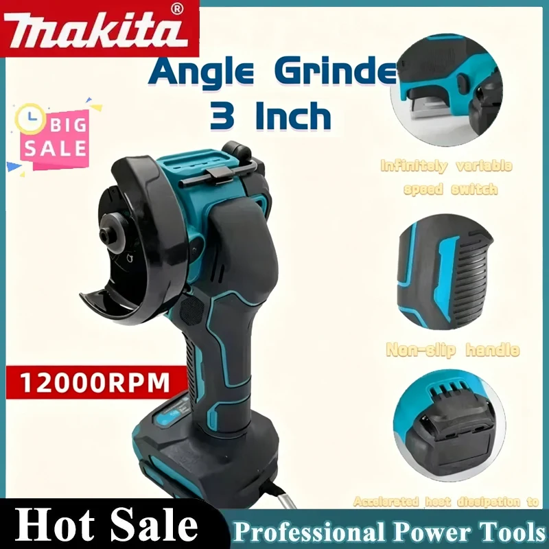 Reciprocating Saw Cordless - マキタ 3インチ新型ミニアングルグラインダー コードレス 3インチ電動カットオフツール 切断用丸鋸 電動工具