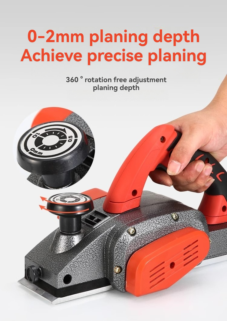 Planer Handheld Electric - ハンドヘルド電動カンナ 電動カンナ 家庭用多機能木工カンナ カッティングボード