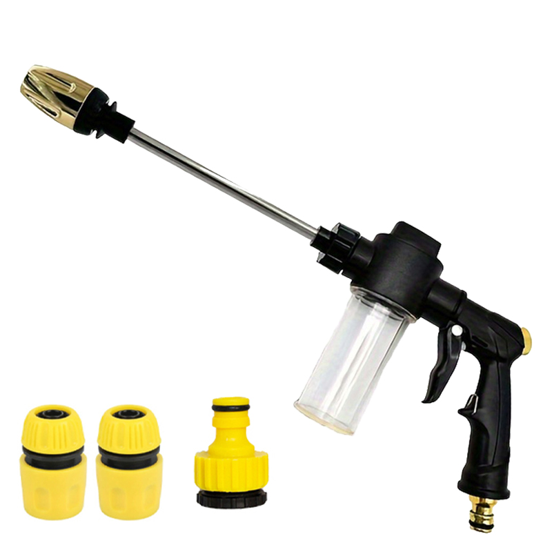 Power Tools And Engineering - 高圧洗浄機用ウォーターガン、ガーデン用ホースノズル。多機能で、車や庭の強力な洗浄に最適。