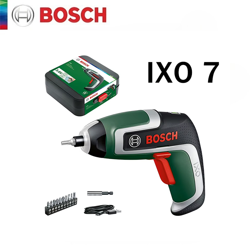 Power Tools Portable - ボッシュコードレス電動ドライバーIXO7 USB充電式ミニ電動ドリルドライバー ポータブルコンパクト電動工具
