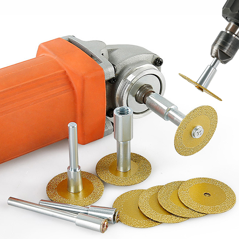 Power Tools Hand Tools - 40mm ブレイズダイヤモンドソーブレード M10 アングルグラインダー 電動ハンドドリル接続ロッドアダプター セラミック石彫刻切断工具