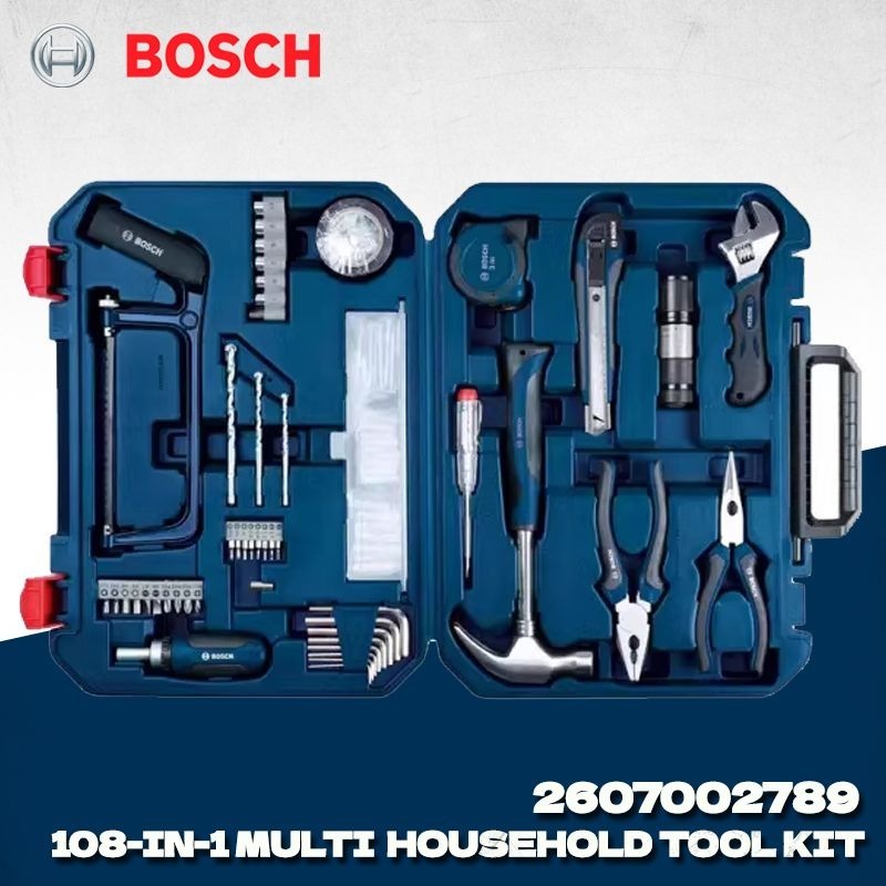 Power Tools Hand Tools - ボッシュ 2607002789 家庭用多機能ハードウェアツールボックス 108点セット ボッシュハンドツールセット 電動工具アクセサリー