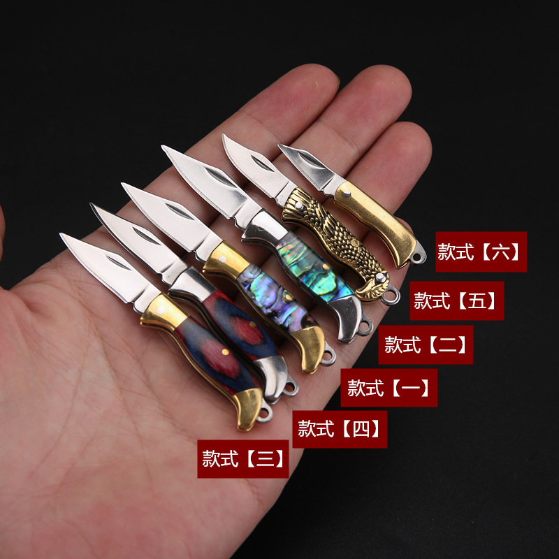 Power Key Tools - ポケットサイズのエクスプレスナイフ、ミニトラベルナイフ、小包開封ツール、キーホルダークリップ、コンパクト折りたたみナイフ