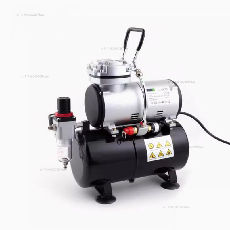 Air Compressor Mini - 調整可能な家庭用小型オイルフリー圧縮ポンプ、圧力スイッチ安全弁付き AS-186 エアコンプレッサー