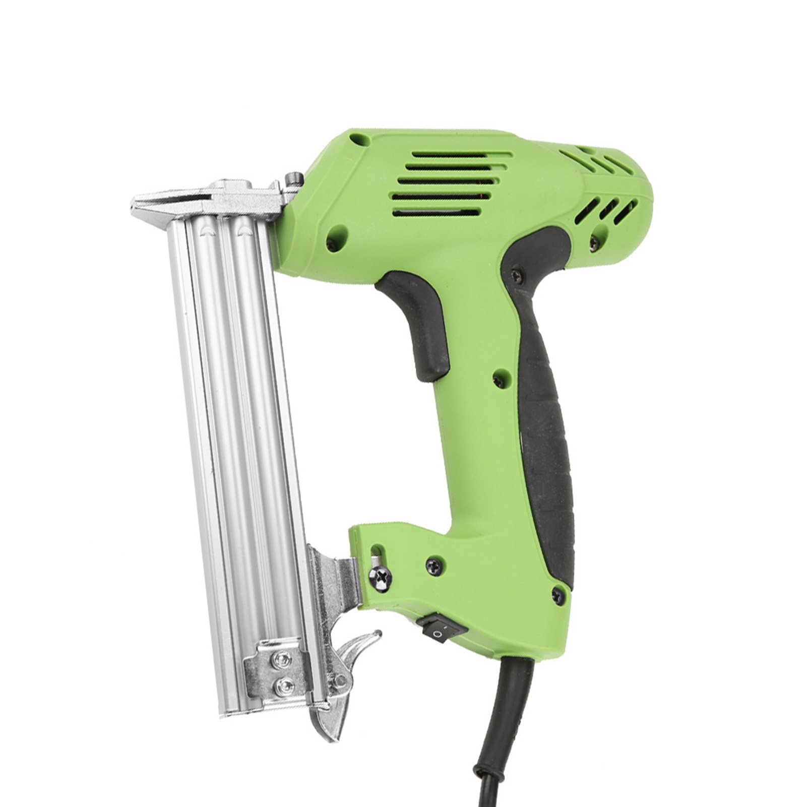Nail Gun Brad - 電動釘打ち機 人間工学に基づいたソフトグリップ 多機能コード付きストレートブラッドネイラー 家具製作用 有線電動釘打ち機