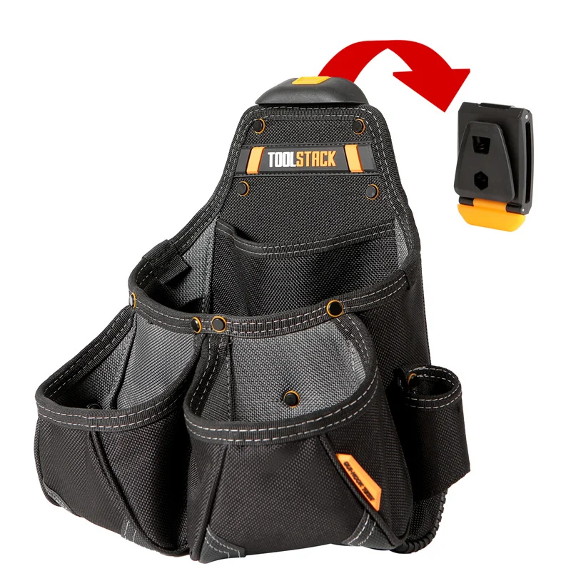 ツールスタック ダブルポケット 電気技師ツールキット 多機能 - Power Tools Band のレビューと価格