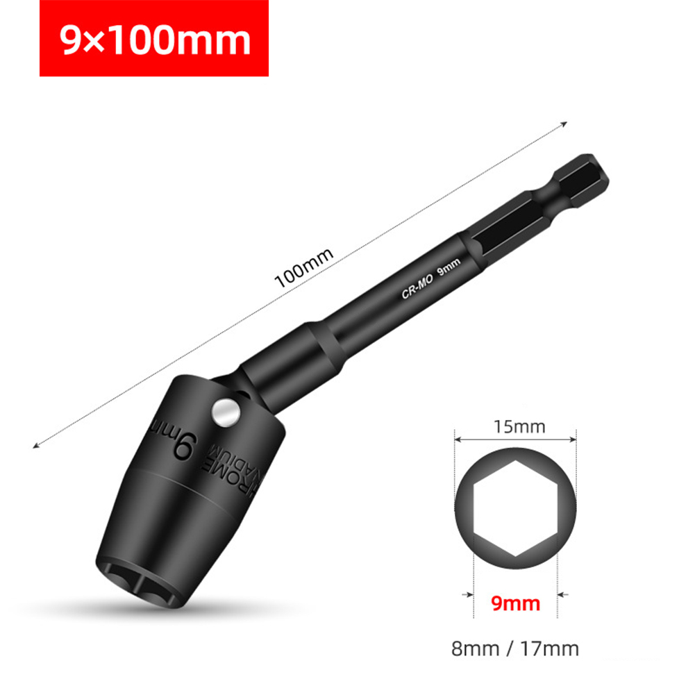 1個 100mm 六角ソケット H8-H19 360度回転ヘ - Power Tools Lowes のレビューと価格