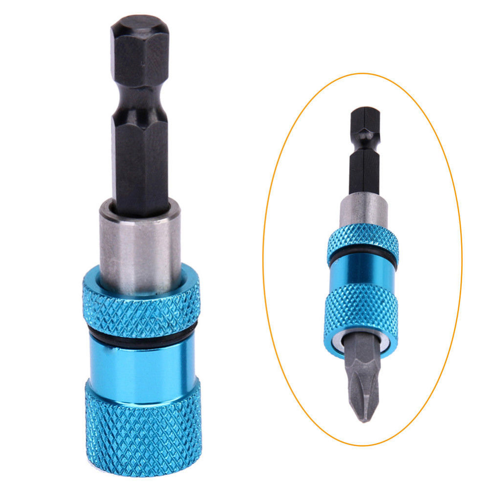 2x 60mm 磁気延長ドリルビットホルダー 1/4インチ六 - Power Tools You Must Have のレビューと価格