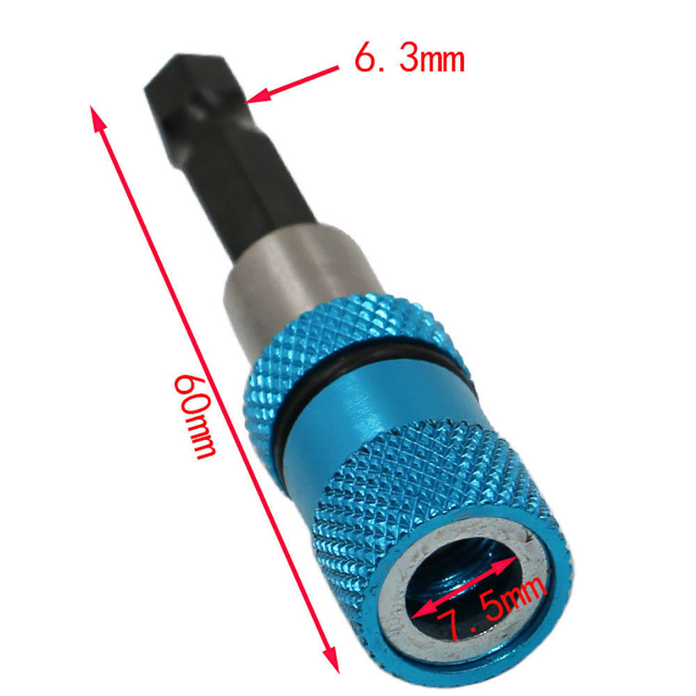 2x 60mm 磁気延長ドリルビットホルダー 1/4インチ六 - Power Tools You Must Have のレビューと価格