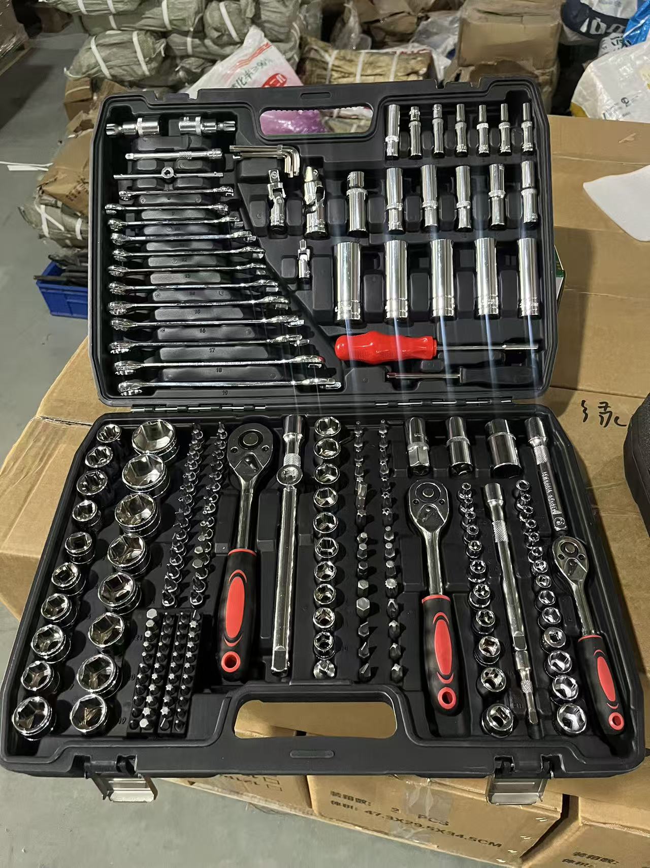 216ピースDIY自動車修理ツールキット、ハンドパワーソース - Power Tools Hand Tools のレビューと価格