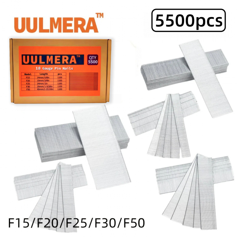 UULMERA 5500本入り ブラッドネイル F15 F2 - Nail Gun Brad のレビューと価格