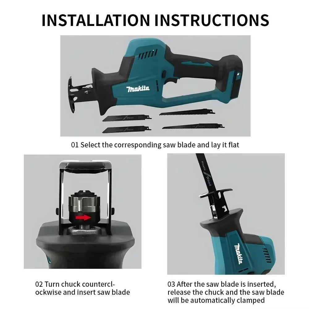 マキタ DJR189 18Vコードレス電動レシプロソー ブラ - Reciprocating Saw Cordless のレビューと価格