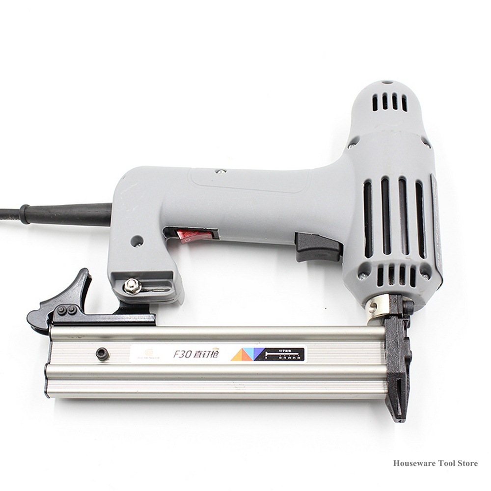 220v電動ステープラストレート釘銃フレーミングタッカー電源 - Nail Gun Brad のレビューと価格