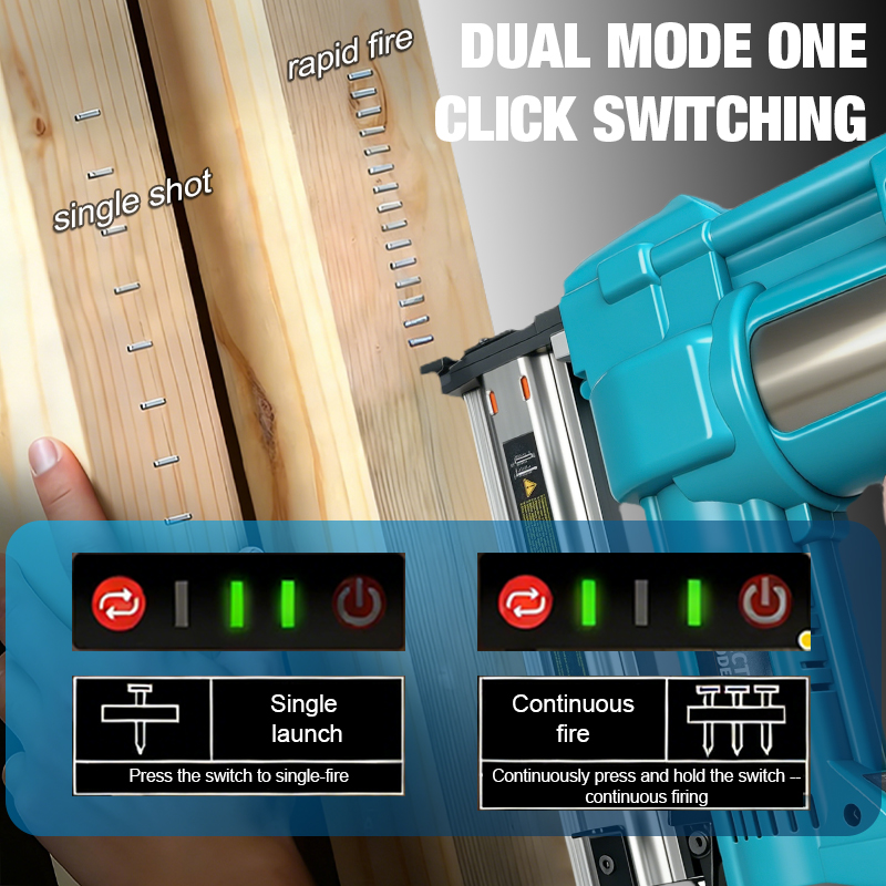 電動女神ブラシレス電動ネイルガン 0-50MM マキタ18V - Nail Gun Brad のレビューと価格