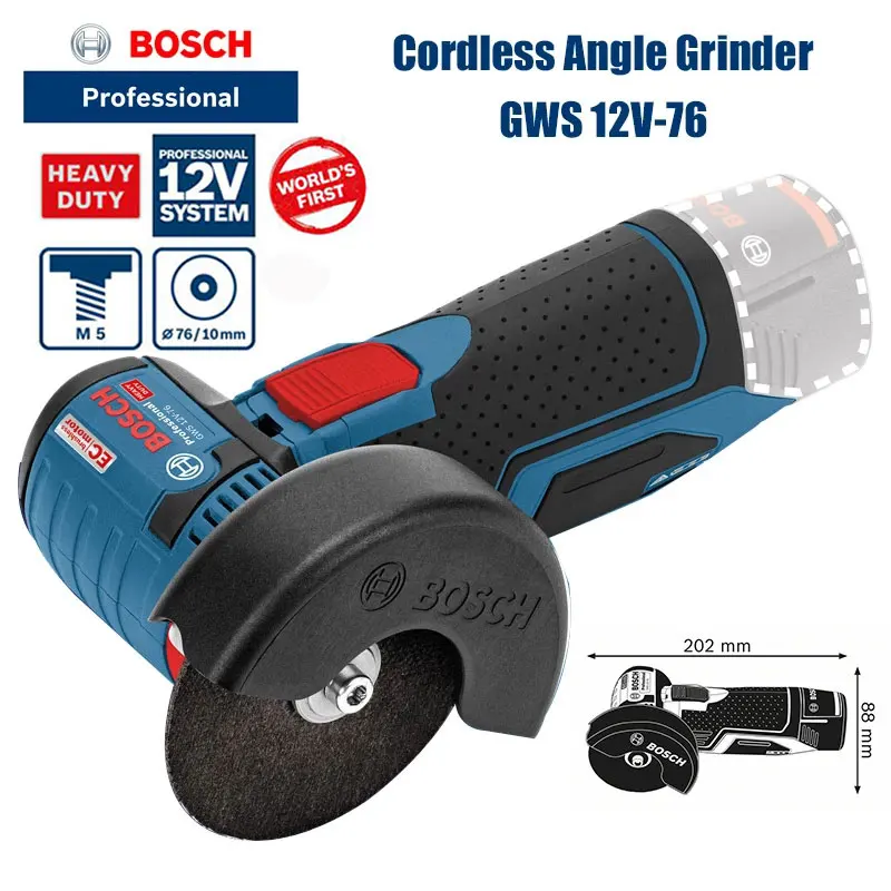ボッシュ GWS 12V-76 プロフェッショナル 12V  - Power Tools Portable のレビューと価格
