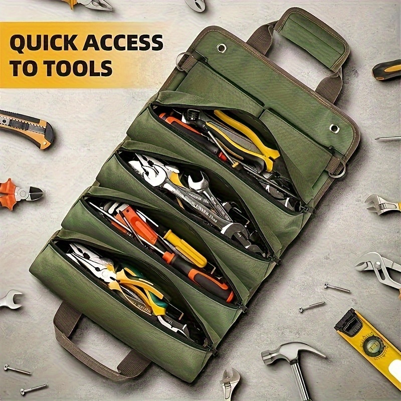 電気技師や整備士向けの耐久性のあるツール収納バッグ、手持ちロ - Power Tools Band のレビューと価格