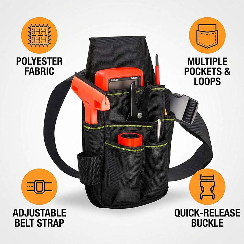 頑丈なツールポーチバッグ、調節可能なベルト付き、多ポケット電 - Power Tools Band のレビューと価格