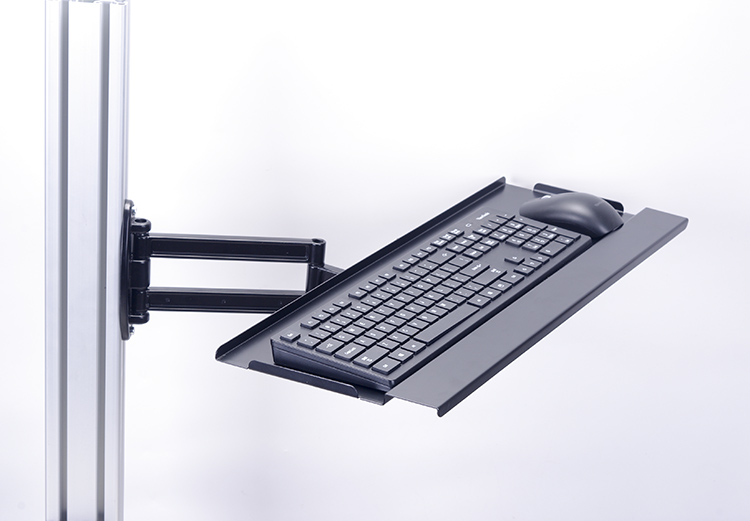 アルミ製キーボードマウストレイ回転式ホルダー壁掛けキーボード - Power Tools Keyboard Manager のレビューと価格