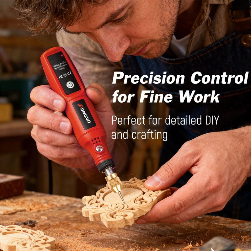 USB充電式コードレス彫刻ペンワイヤレス電動ドリル回転ツール - Power Tools Hand Tools のレビューと価格