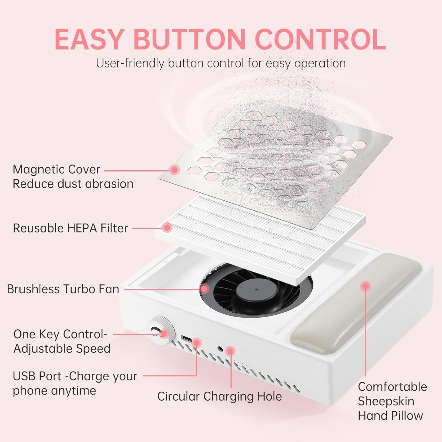 人気のネイルダストコレクター、静音で強力な集塵フィルター、ネ - Power Tools You Must Have のレビューと価格