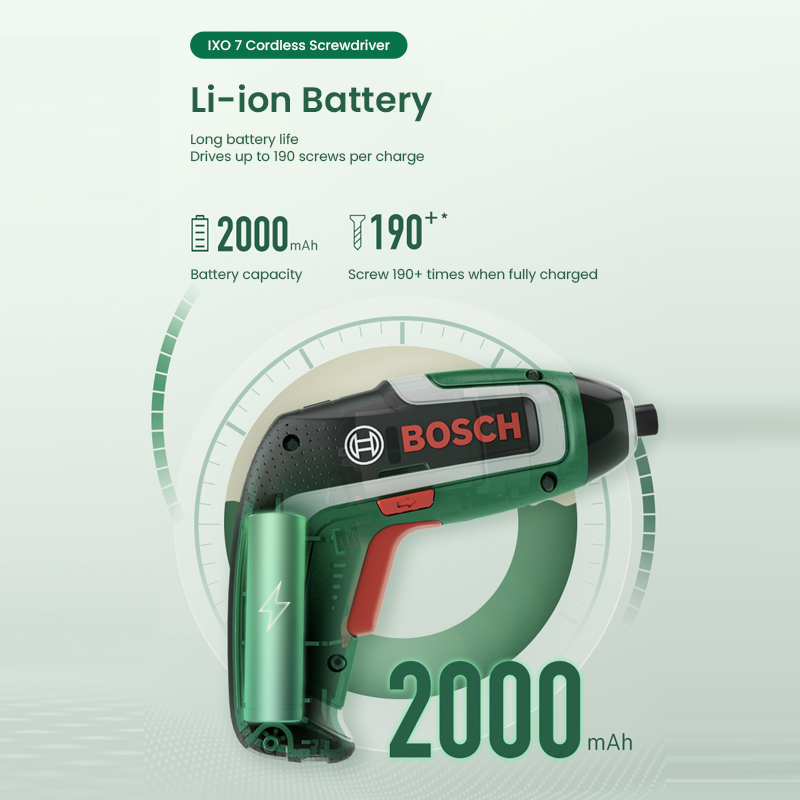ボッシュ IXO 7 コードレスドライバー、3.6V USB - Power Tools Portable のレビューと価格