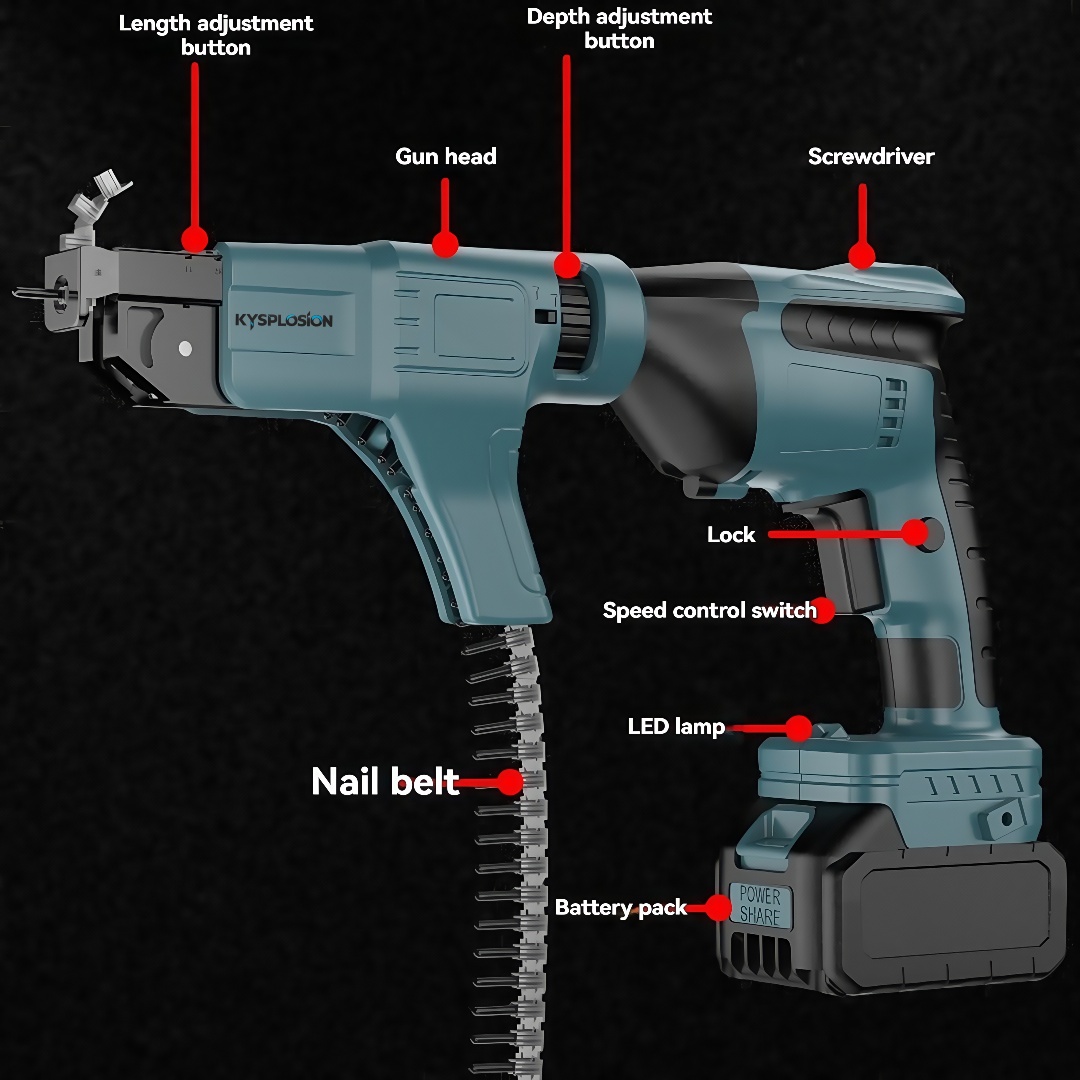 マキタ18Vバッテリー用 2in1 ブラシレス電動リチウムス - Nail Gun Brad のレビューと価格