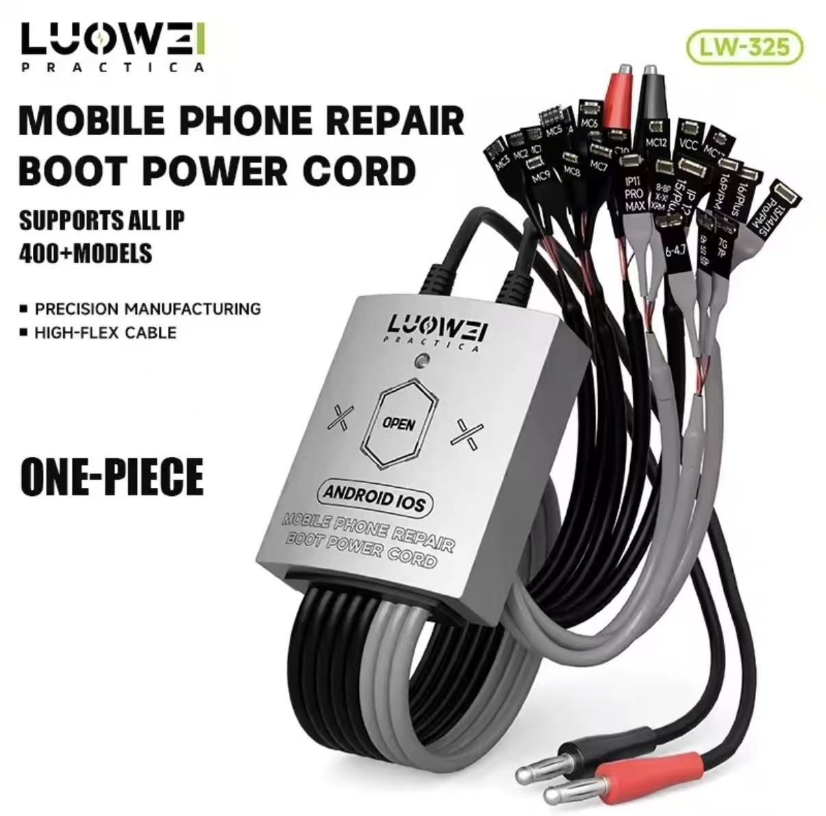 LUOWEI LW-325高速電源起動ケーブル iPhone - Xiaomi Power Tools のレビューと価格